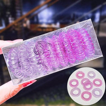 Load image into Gallery viewer, 9pcs/set Telephone Colorful Hair Ties Woman Elastic Hairband Ponytail Holders Hair Ropes Wires Scrunchies Elastic Hair Bands Kid Ponytail Holder Tie Gum Hair Accessories
