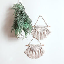 Load image into Gallery viewer, Handmade Wall Art Home Wall Decor Woven Hanging Tapestry Tassel Wind Chimes Wall Hanging Ornaments Hand Macrame Wall For Wall Wedding Living Room Gallery Patio Apartment Yard Decor