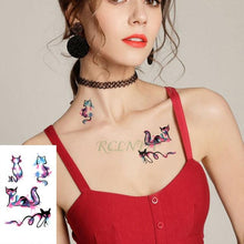 Load image into Gallery viewer, Elegant Waterproof Tattoo Sticker Sun Moon Fake Tatto Fashion Moon Temporary Fun Sun Wave Magic Tatoos For Womens Mens