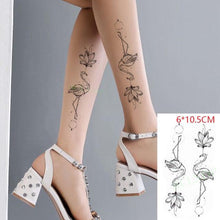 Load image into Gallery viewer, Elegant Waterproof Temporary Tattoo Sticker Cat Fox Flash Tatoo Neck Hand Modern Tattoo Stickers Butterflies Cats For Womens