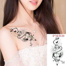 Load image into Gallery viewer, Elegant Waterproof Temporary Tattoo Sticker Cat Fox Flash Tatoo Neck Hand Modern Tattoo Stickers Butterflies Cats For Womens