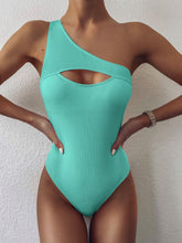 Load image into Gallery viewer, Luxury Black Female Swimsuit Vintage One Piece Ruffled Push Up Tummy Control Swimwear Halter One Piece Slimming Retro Swimsuit Women's Plus Size Push Up Bathing Suit Solid Red Swimwear Women Padded Bathing Suits