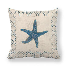 Load image into Gallery viewer, Pillowcase Sofa Cushion Cover Decoration Linen Pillow Case Higher Quality Marine Sea Life Pillow Covers Cases Super Soft Square Cushion Decorative Pillow Pattern Sofa Pillow Cover Couch Pillow 45x45CM