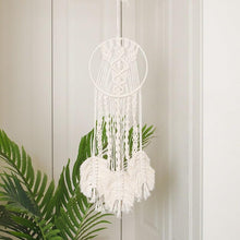 Load image into Gallery viewer, Handmade Wall Art Home Wall Decor Woven Hanging Tapestry Tassel Wind Chimes Wall Hanging Ornaments Hand Macrame Wall For Wall Wedding Living Room Gallery Patio Apartment Yard Decor