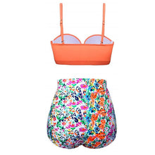 Load image into Gallery viewer, Women Swimsuits Vintage Push Up Polka Dot Plus Size Bathing Suits High Waist Bikini Underwire High Waist Swimsuit Bathing Suits Bikini Women Swimsuits Vintage Push Up Bathing Suits