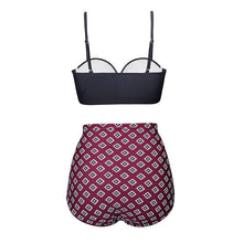 Load image into Gallery viewer, Women Swimsuits Vintage Push Up Polka Dot Plus Size Bathing Suits High Waist Bikini Underwire High Waist Swimsuit Bathing Suits Bikini Women Swimsuits Vintage Push Up Bathing Suits