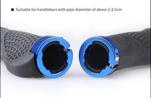 Load image into Gallery viewer, Bicycle Handlebar Cover Bike Grips Bicycle Mountain Grips Aluminum Anti-Slip Handle Bike Double Aluminum Clamp Lock On Grips For Mountain Bike Handle Bar Ends Bike Grips Comfort Ergo Handlebar Grip Designed For Cycling