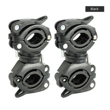 Load image into Gallery viewer, Bicycle Light Bracket Bike Lamp Holder LED Headlight Pump Stand Quick Release Mount 360 Degree Rotatable Universal Flashlight Mount Holder Mount Bicycle Mounting Bracket Flashlight Holder