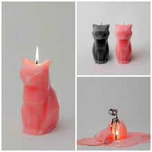 Load image into Gallery viewer, Black Cat Candle Cat Skeleton Candle Unveil Skeleton When Burning Cool And Unique Gifts For Animal Lovers Cat Gifts Cat Lovers Gift Pet Candle Handmade Candle Craft Candle With skeleton Christmas New Year Decoration Gift