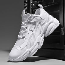 Load image into Gallery viewer, Fashion Mens Sneakers White Trend Casual Comfortable Black Mens Chunky Sneaker Design Summer White Outdoor Running Tennis Sneakers Sport Fashion Comfortable Casual Mens Sneakers