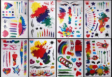 Load image into Gallery viewer, Body Tattoo Art Painting Stickers Glitter Gold Silver Temporary Waterproof Nontoxic Long Lasting Tattoos