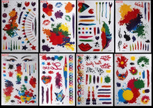 Load image into Gallery viewer, Body Tattoo Art Painting Stickers Glitter Gold Silver Temporary Waterproof Nontoxic Long Lasting Tattoos