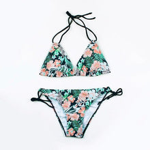 Load image into Gallery viewer, Swimwear Woman Swimsuit Bikini New Push Up Bikini Set Bathing Suit Women's Bikini Swimsuits Floral Printed Bathing Suits For Women 2 Piece Bikini Women Floral Print Beachwear Two Piece Suit