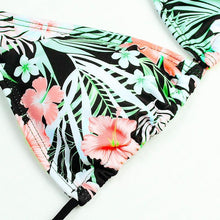Load image into Gallery viewer, Swimwear Woman Swimsuit Bikini New Push Up Bikini Set Bathing Suit Women's Bikini Swimsuits Floral Printed Bathing Suits For Women 2 Piece Bikini Women Floral Print Beachwear Two Piece Suit