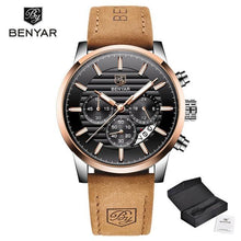 Load image into Gallery viewer, Luxury Men's Business Watches Fashion Watch Waterproof For Men's Casual Sport Leather Strap