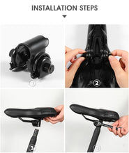 Load image into Gallery viewer, Bike Saddle Mountain Road Bike Seat PU Leather Gel Filled Cycling Cushion Comfortable Shockproof Bicycle Saddle Seat Cushion For Men Comfort Bike Saddle Anti-Slip Bicycle Saddle Waterproof Bicycle Seat For Mountain Bike Seat