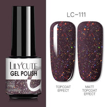 Load image into Gallery viewer, 2022 New Fashion Purple Womens Nail Gel 7ml Permanent UV LED Base Matte Glossy Luxury Colorful Effect Nail Gel for Women and Girls