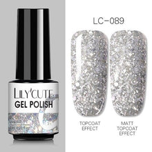 Load image into Gallery viewer, 2022 New Fashion Purple Womens Nail Gel 7ml Permanent UV LED Base Matte Glossy Luxury Colorful Effect Nail Gel for Women and Girls