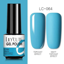 Load image into Gallery viewer, 2022 New Fashion Purple Womens Nail Gel 7ml Permanent UV LED Base Matte Glossy Luxury Colorful Effect Nail Gel for Women and Girls