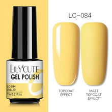 Load image into Gallery viewer, 2022 New Fashion Purple Womens Nail Gel 7ml Permanent UV LED Base Matte Glossy Luxury Colorful Effect Nail Gel for Women and Girls
