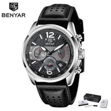 Load image into Gallery viewer, New Men Watch Top Sport Design Waterproof Men Quartz Military Wristwatch Leather Strap Analog Men Watch