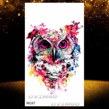 Load image into Gallery viewer, New Black Wolf Forest Sticker Tattoos Temporary Tree Fierce Animal Body Tattoo Luxury Design Custom Tatoos For Mens