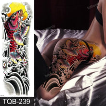 Load image into Gallery viewer, Large Black Temporary Tattoo Waterproof Luxury Big Tattoo For Body Arm Legs Modern Design