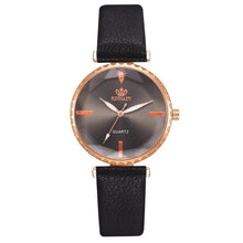 Load image into Gallery viewer, Elegant Style Fashion Womens Watch Luxury Leather Band Analog Quartz Wrist Watch Women Dress Leather Band Thin Minimalist Casual Simple Dress Analog Quartz Wristwatch