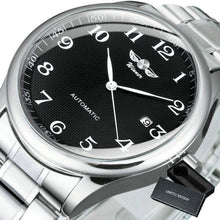 Load image into Gallery viewer, Classic Luxury Men Watch Automatic Wrist Watches Brown Leather Strap Fashionable Design Watches For Men