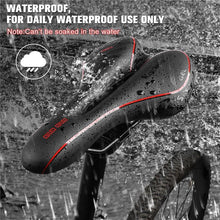 Load image into Gallery viewer, Bike Saddle Mountain Road Bike Seat PU Leather Gel Filled Cycling Cushion Comfortable Shockproof Bicycle Saddle Seat Cushion For Men Comfort Bike Saddle Anti-Slip Bicycle Saddle Waterproof Bicycle Seat For Mountain Bike Seat