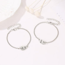 Load image into Gallery viewer, 2 Pcs/Set Fashion Best Friends Charm Bracelets For Women Girls Heart Friendship Forever Jewelry Bracelets For Women Cute Jewelry Love Sister Best Friend Charm Bracelet For Girls Best Gifts For Friends