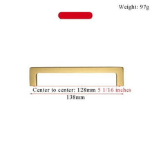 Load image into Gallery viewer, Modern Gold Knob Pure Copper Kitchen Cabinet Handles Cupboard Door Pulls Drawer Knobs Brass Furniture Handle Hardware Drawer Pulls Cupboard Knob For Kitchen Furniture Hardware