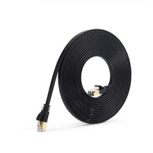 Load image into Gallery viewer, Cat6 RJ45 Network LAN Ethernet Flat Cable Computer UTP Patch Cord For Router Network Ethernet Cable Plated RJ45 Connectors Ethernet LAN Cable