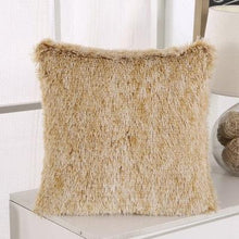 Load image into Gallery viewer, Soft Fur Plush Shaggy Fluffy Pillow Cover Decorative Cushion Covers For Home Living Room Sofa Decor Luxury Faux Fur Throw Pillow Cover Decorative Plush Pillow Case Cushion Cover Shell for Sofa Bedroom Car 43x43cm