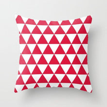 Load image into Gallery viewer, New Creative Red Cushion Case Hot Modern Home Outdoor Decorative Geometry Square Pillow Case Decorative Pillows Case Sofa Couch Seat Polyester Pillows Covers 45x45CM