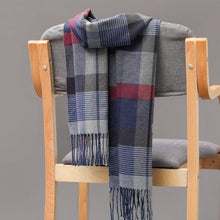 Load image into Gallery viewer, Fashion Winter Casual Classic Soft Plaid Popular Couple Lightweight Tartan Muffler Warm Scarf Cashmere Scarves Shawls Wraps Lightweight Women Warm Lattice Scarves Cashmere Hijab For Women