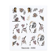 Load image into Gallery viewer, Cool Geometrics Pattern Water Decals Stickers Flower Leaves Slider For Nails Spring Summer Nail Art Decoration Tattoos Women Nail Art Stickers Water Transfer Decals Design Nail Art Supplies Manicure Acrylic Nail Foil Stencils Decorations