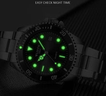 Load image into Gallery viewer, Luxury Round Business Men's Watches Fashion Waterproof Elegant Shine Stainless Steel Design Analog Luminous Men Wrist Watch