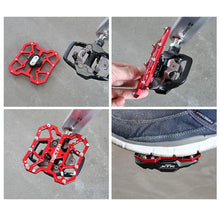 Load image into Gallery viewer, 1 Pair Aluminum Alloy Bicycle Clipless Pedal Platform Adapters For Bike Pedals Mountain Road Bike Accessories Universal Clipless Alloy Platform Adapters Cleats Pedal