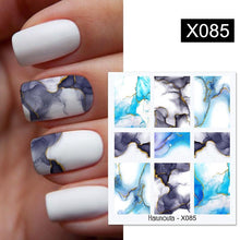 Load image into Gallery viewer, Geometry Line Stripe Nail Sticker Floral Butterfly Design Water Decals Slider Wraps Decoration Nail Art Accessories Water Transfer Nail Decals Sticker For Pretty Girl Self-Adhesive Nail Decals Designer Nail Stickers for Acrylic Decal Decoration