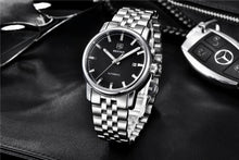 Load image into Gallery viewer, 2021 Fashion Luxury Leather Strap Casual Analog Watch Men Stainless Steel Wristwatch Waterproof Watches