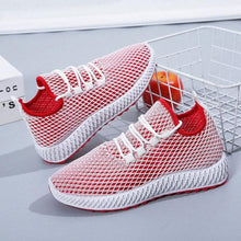 Load image into Gallery viewer, Women's Running Summer Woven Sports Sneakers Fashion Casual Shoe Breathable Mesh Walking Shoes Non Slip Lightweight Breathable Mesh Running Shoes Comfortable Design