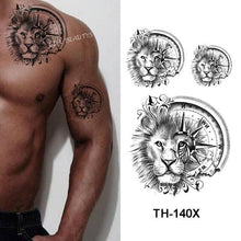 Load image into Gallery viewer, Fashion Temporary Sticker Tiger Tattoo Waterproof Removable Realistic Body Tatoo For Mens
