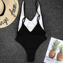 Load image into Gallery viewer, Luxury Black Female Swimsuit Vintage One Piece Ruffled Push Up Tummy Control Swimwear Halter One Piece Slimming Retro Swimsuit Women's Plus Size Push Up Bathing Suit Solid Red Swimwear Women Padded Bathing Suits