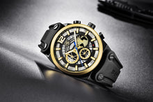 Load image into Gallery viewer, Business Mens Fashion Watches Quartz Silicone Sport Multifunction Watch Men Luxury Waterproof Luminous Hands