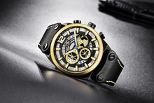 Load image into Gallery viewer, Business Mens Fashion Watches Quartz Silicone Sport Multifunction Watch Men Luxury Waterproof Luminous Hands