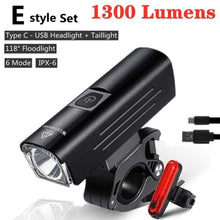 Load image into Gallery viewer, Front Bicycle Light USB Rechargeable LED Bike Light Waterproof Cycling Headlight Climbing Safety Flashlight Lamps Bike Light Super Bright Bicycle Light Easy To Install Fits All Bikes Headlights With Modes