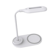 Load image into Gallery viewer, Touch Dimmable LED Desk Lamp 10W Wireless Charging/USB Charging Table Light for Children Kids Reading Study Bedside Bedroom Decorative Table Lamp Cute Study Lamps for Bedroom Décor