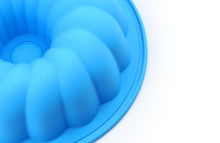 Load image into Gallery viewer, Silicone Cake Mold Large Cake Pan Food Grade Silicone Mold Non-stick Round For Jelly Gelatin Birthday Party Bread Top-Level Silicone Cake Mold Fluted Tube Cake Pan For Jelly