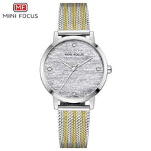 Load image into Gallery viewer, New Women Fashion Watches Luxury Quartz Waterproof Wrist Watch Gold Stainless Steel Mesh Elegant Design For Women